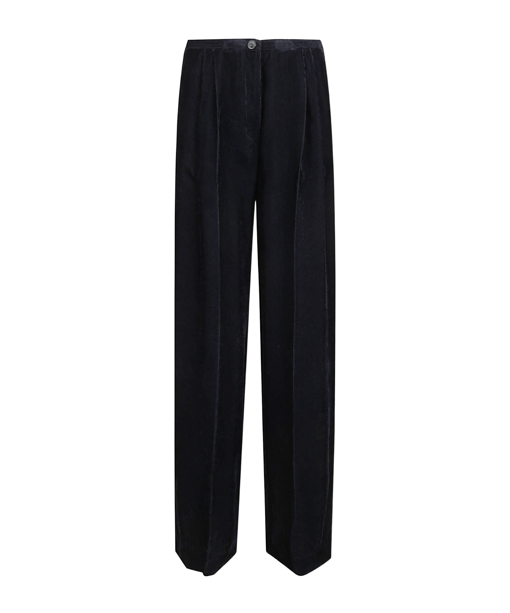 Forte Forte Creased Casual Pants In Black