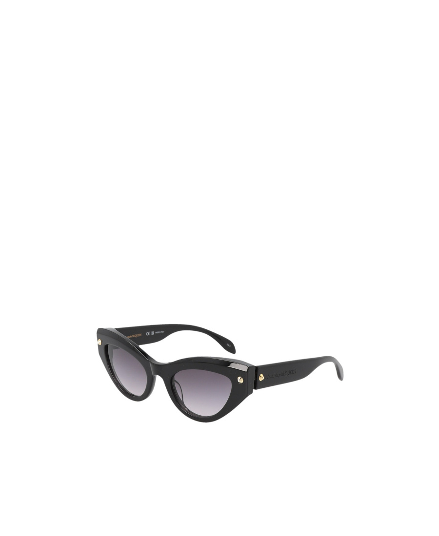 Alexander Mcqueen Cat-eye Frame Sunglasses In Gray