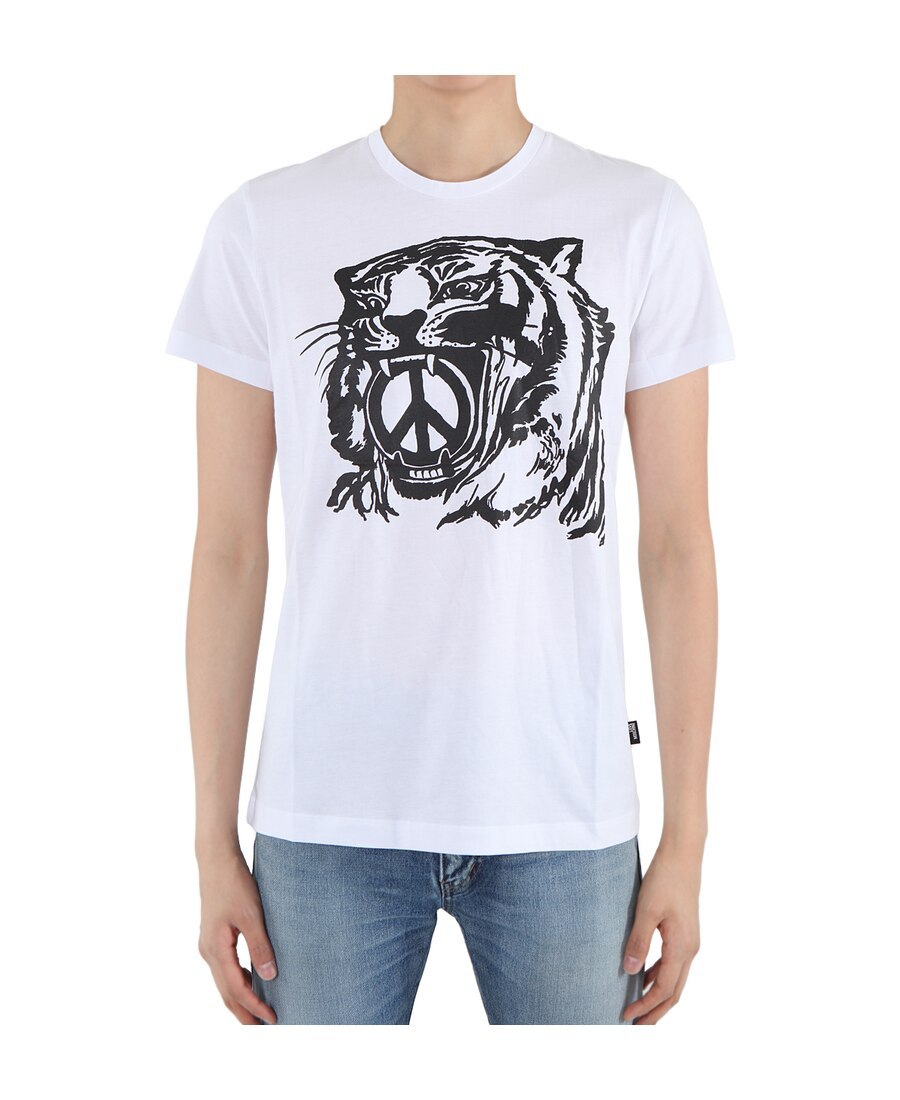 Moschino Printed Short-sleeved T-shirt In White
