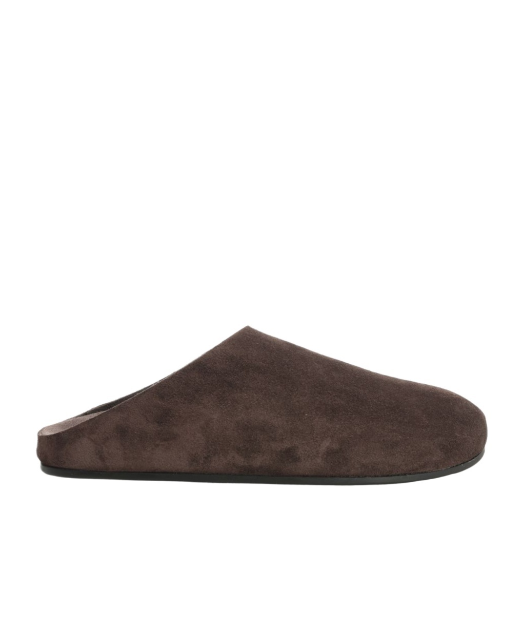 The Row Hudson Round-toe Mules In Brown