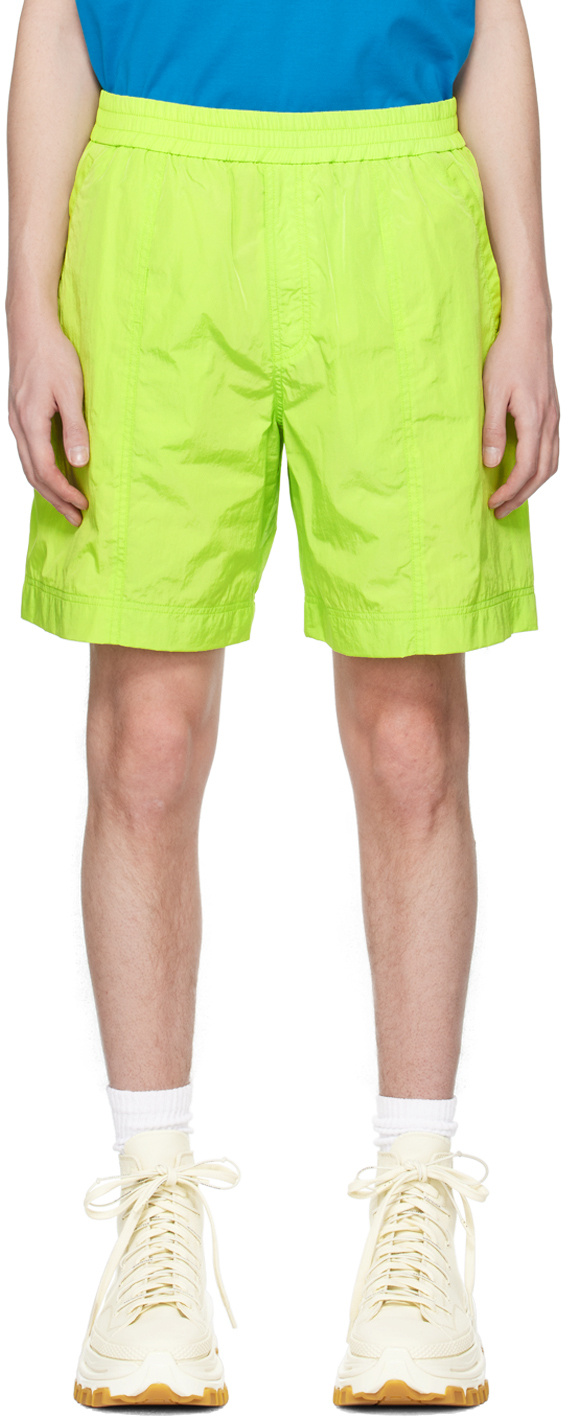 Wooyoungmi Elastic And Loose-fitting Shorts In Green