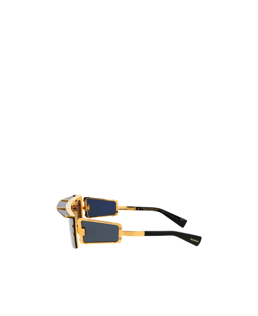 Balmain Wonder Boy Iii Shield Frame Sunglasses In Gray