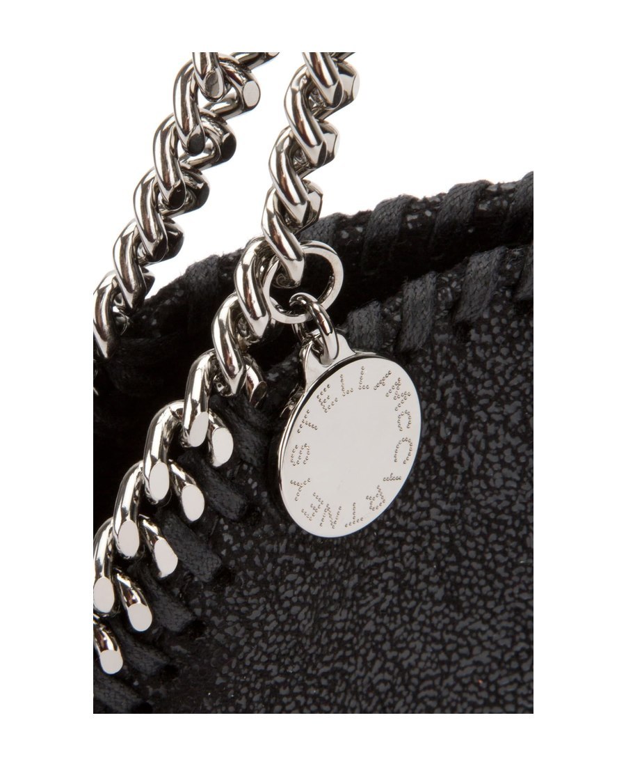 Stella Mccartney Tiny Falabella Tote Bag In Black