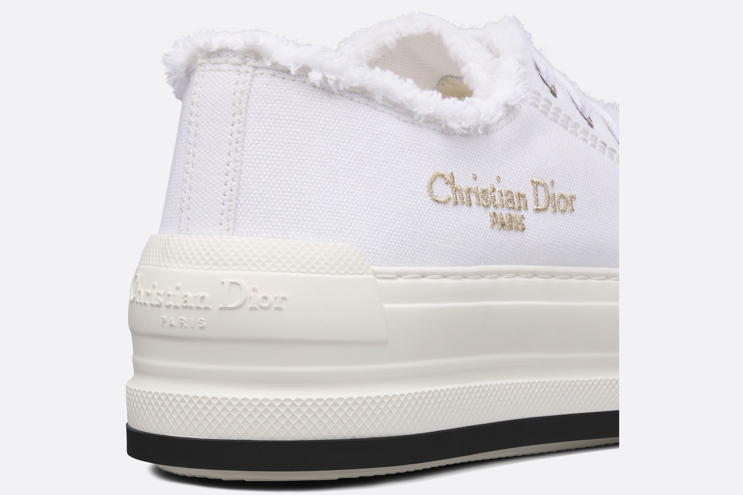 Dior Walk N Lace-up Casual Sneakers In White