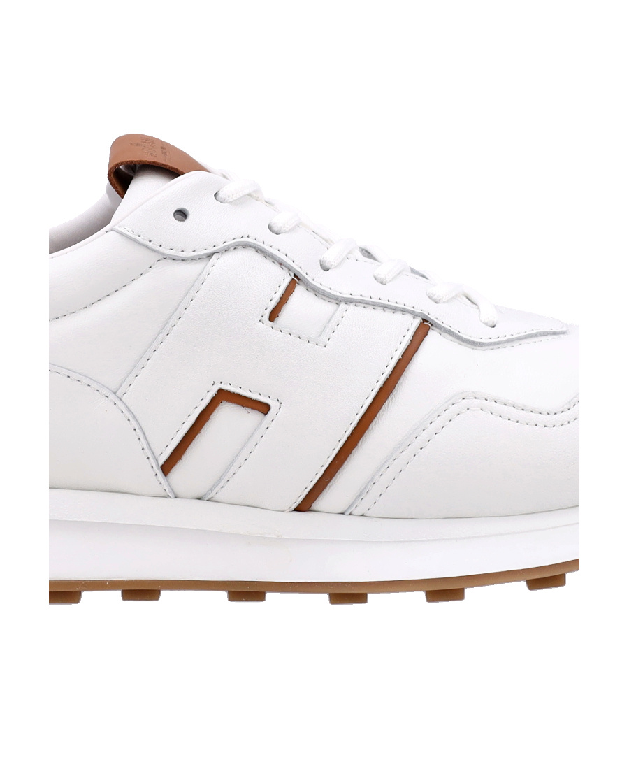 Hogan H601 Leather Low-top Sneakers In White