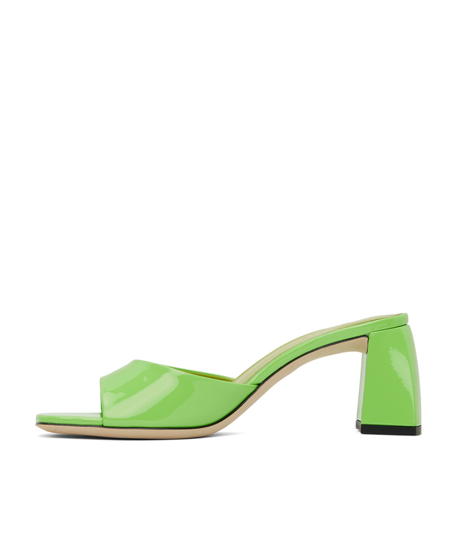 By Far Romy High-heeled Sandals In Green