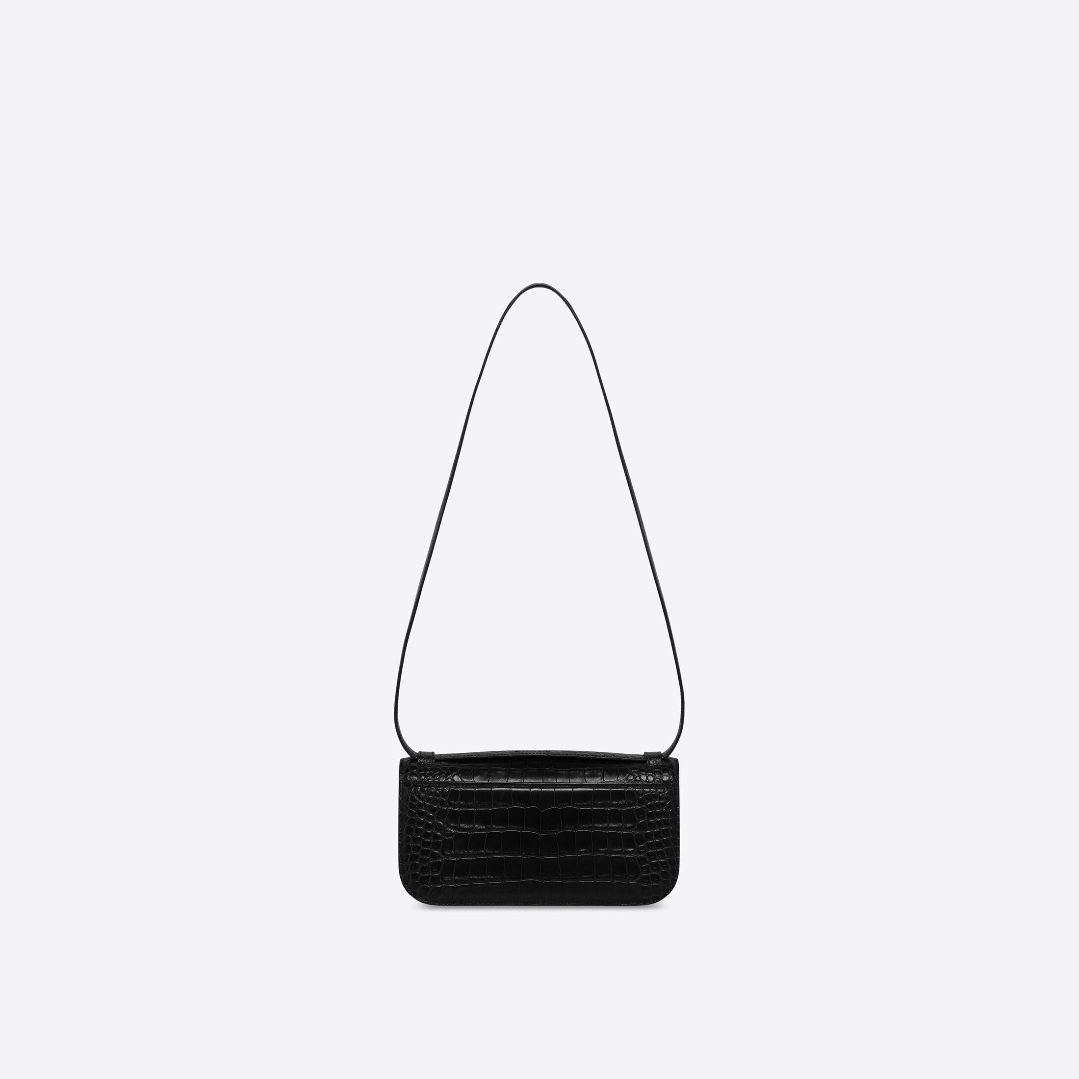 Balenciaga Small Gossip Satchel Bag In Black