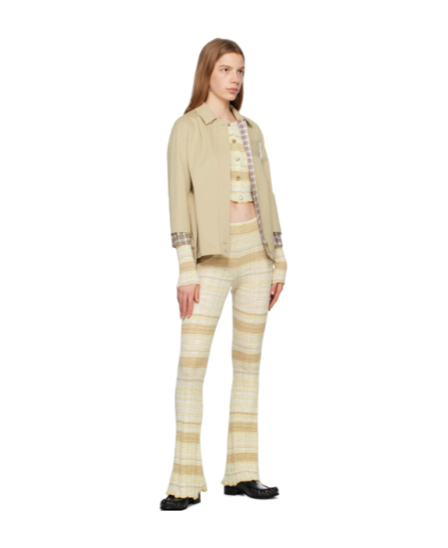 Acne Studios Ssense Exclusive Beige Lounge Pants In Nude