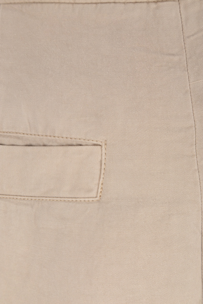 Aspesi Lyocell-blend Palazzo Trousers In Brown