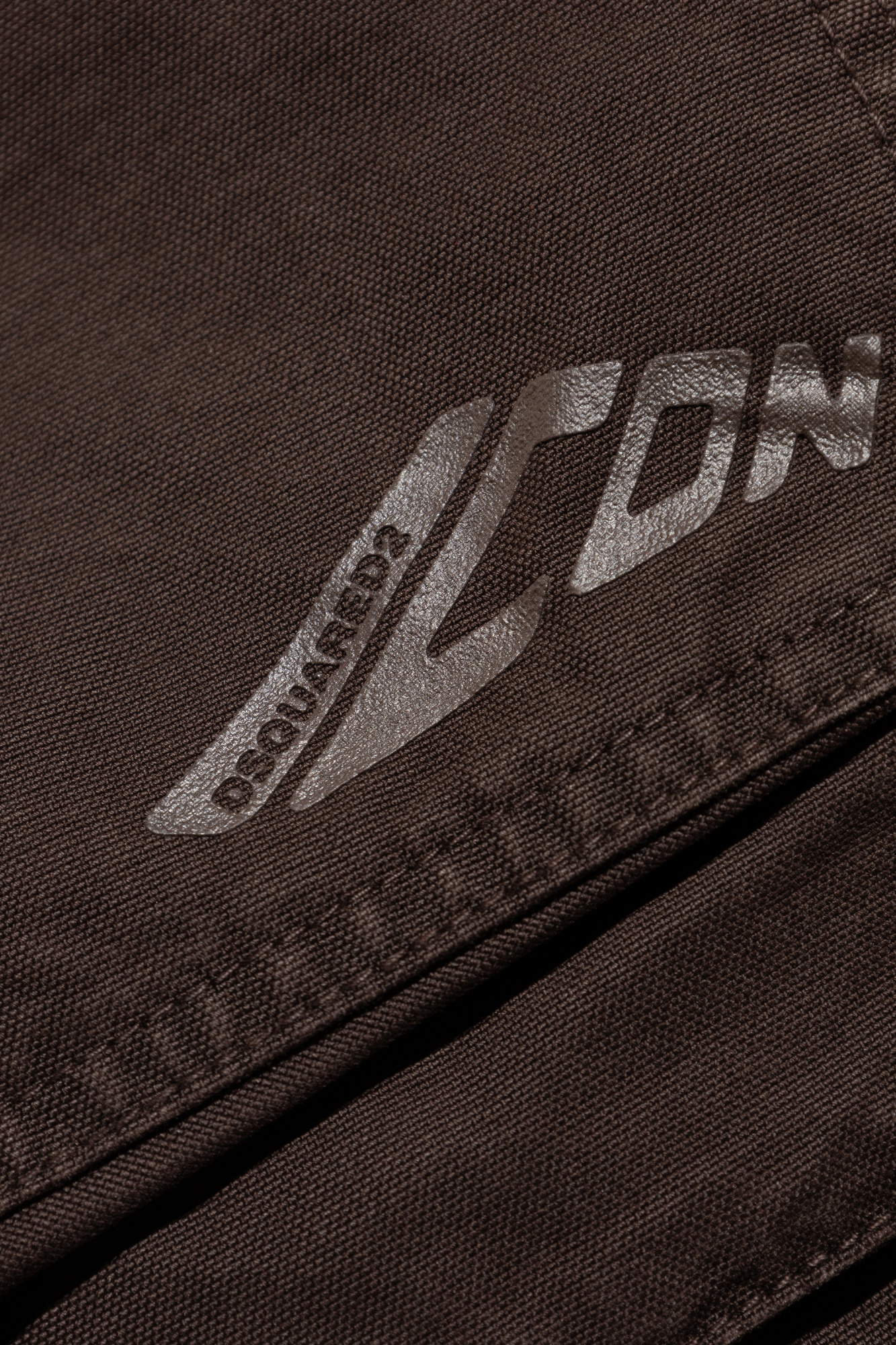 Dsquared2 Cotton Pocketed Shirt Jacket In Black