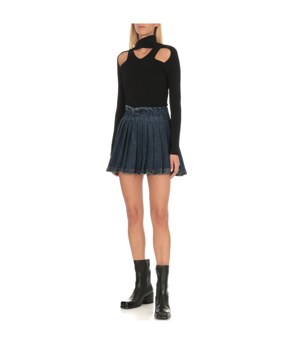 Marsèll Square Toe Leather Ankle Boots In Black