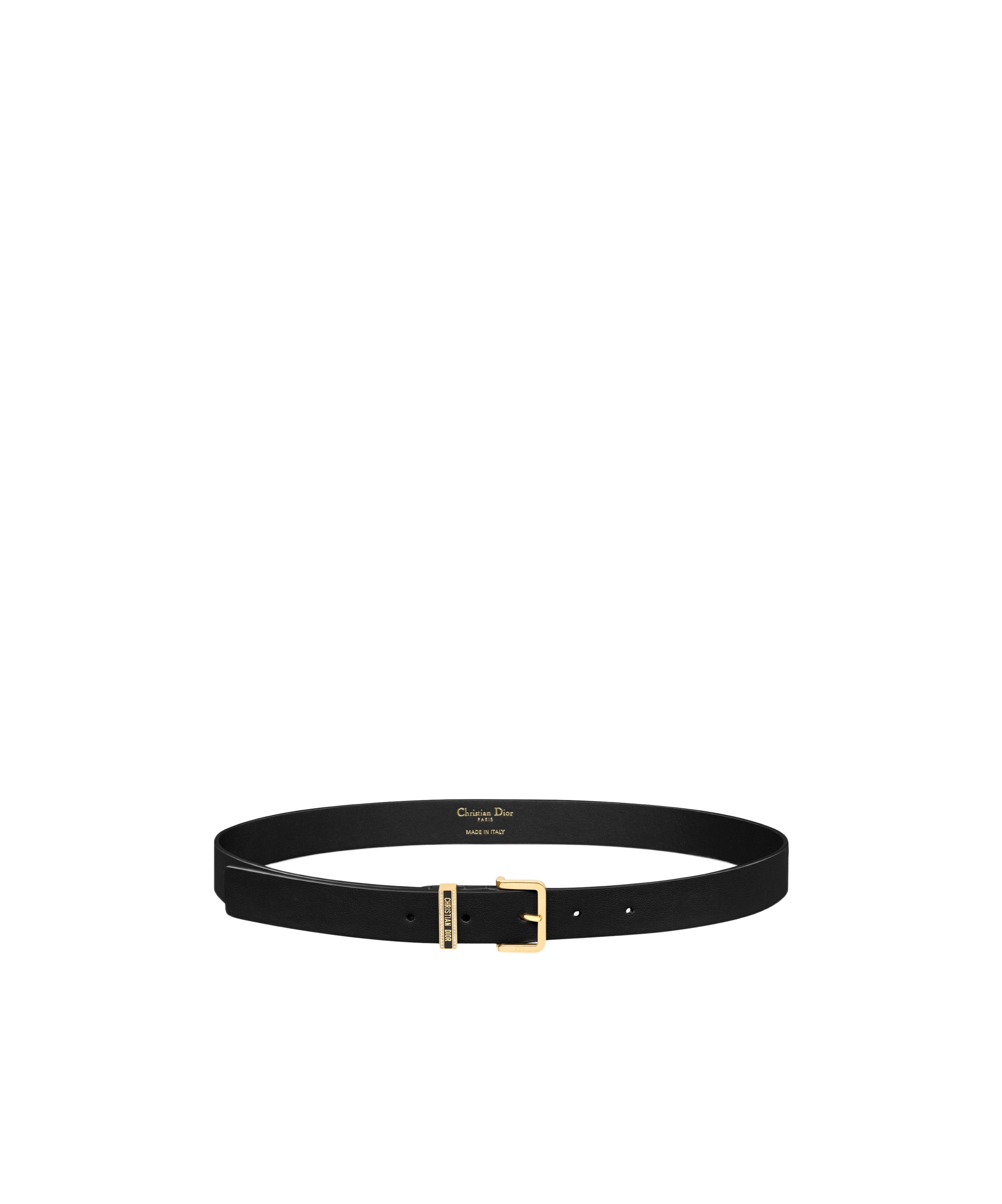 Dior Night Code Belt In Black