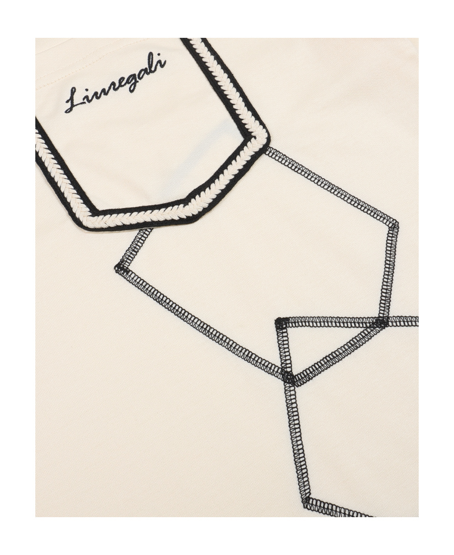 Liuregali Round-necked Logo T-shirt In White