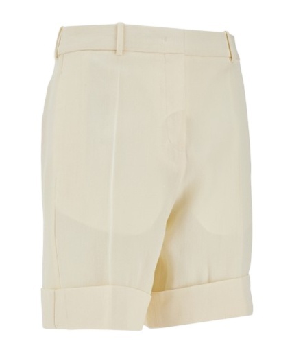 Jil Sander Belt-loop Shorts In Nude