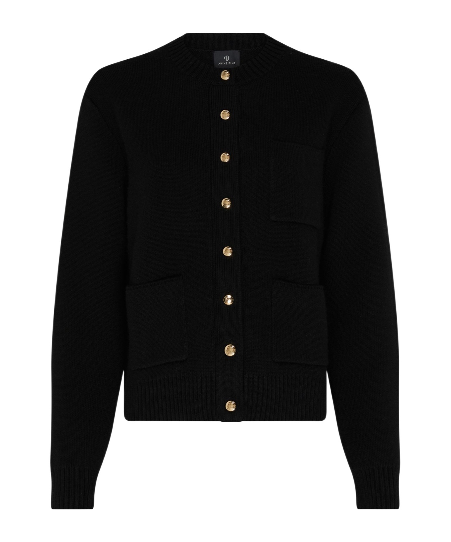 Shop Anine Bing Jameson Cardigan In Black