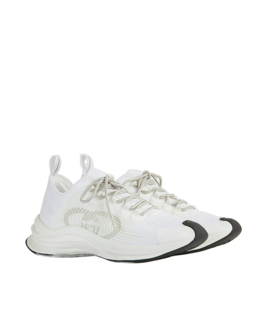 Gucci Run Lace-up Sneakers In White