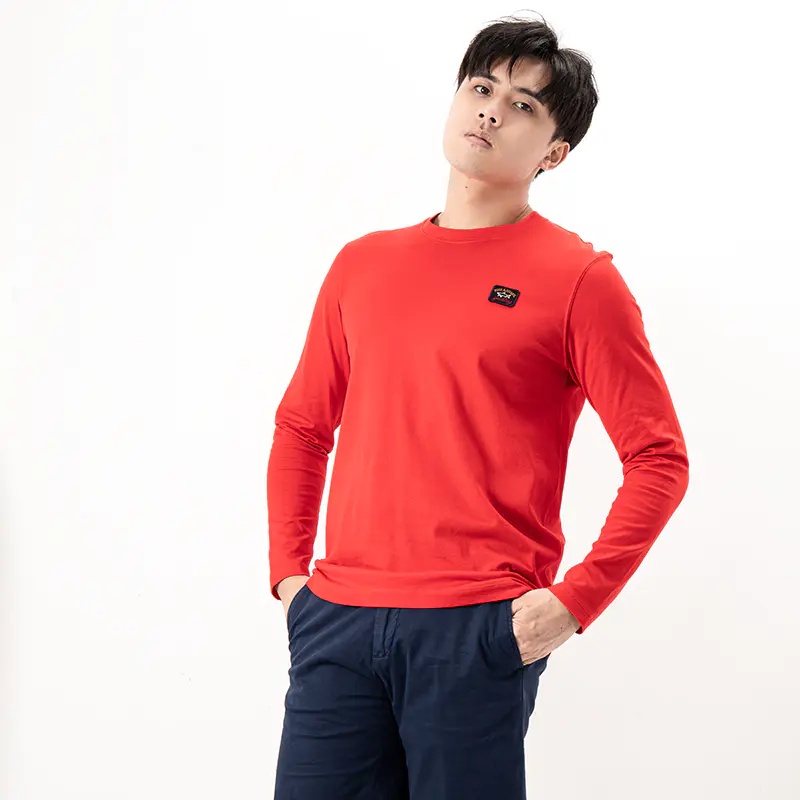 PAUL & SHARK T-SHIRT WITH ROUND NECK AND LONG SLEEVES