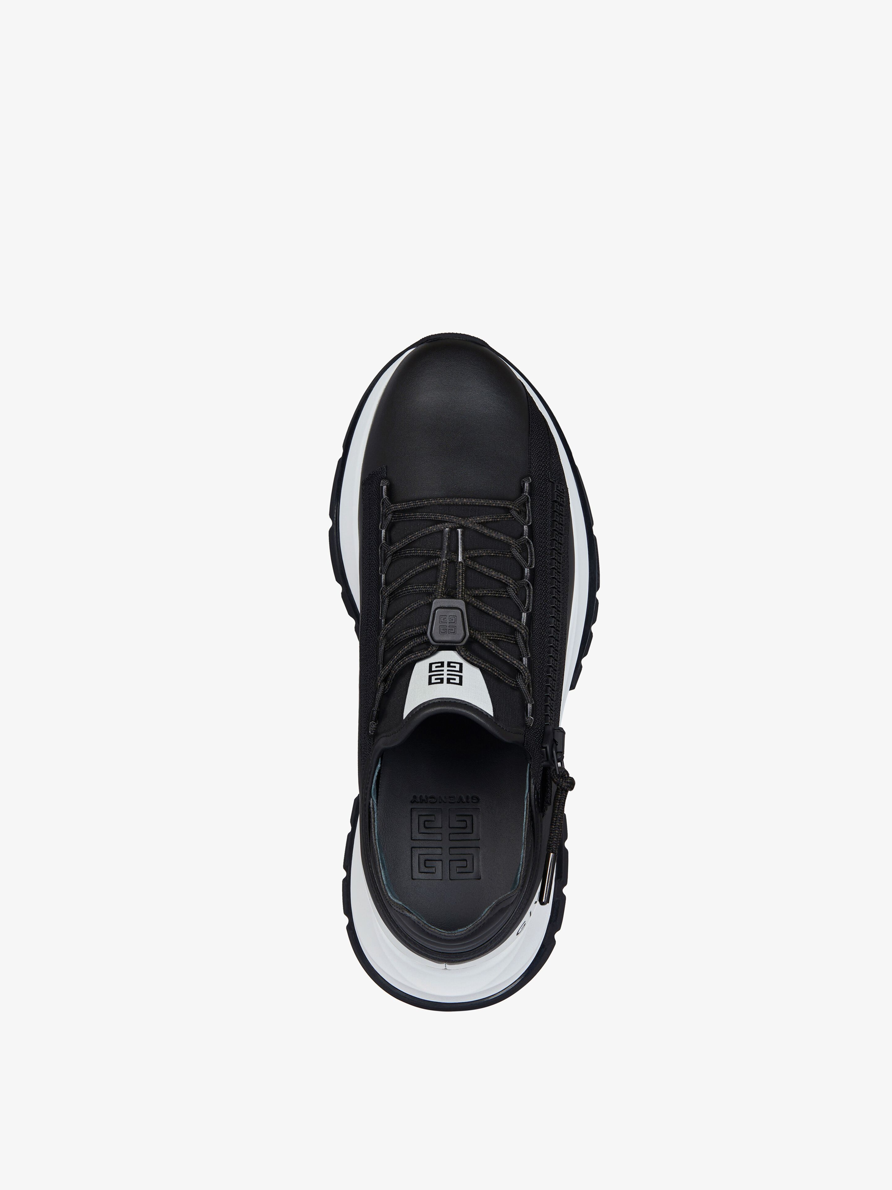 Shop Givenchy Spectre Runner Sneakers In Synthetic Leather In Black