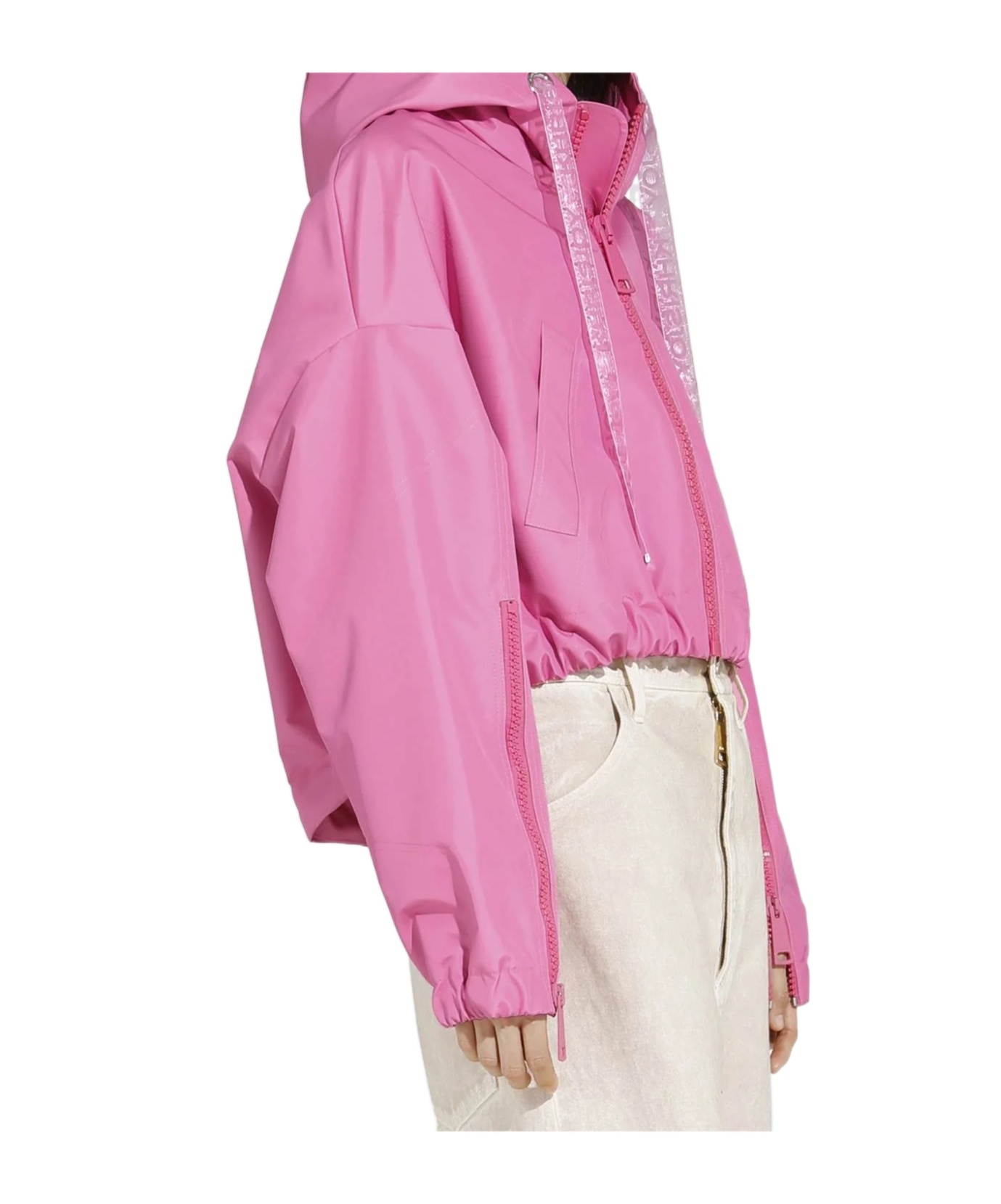 Khrisjoy Hooded Jacket In Pink