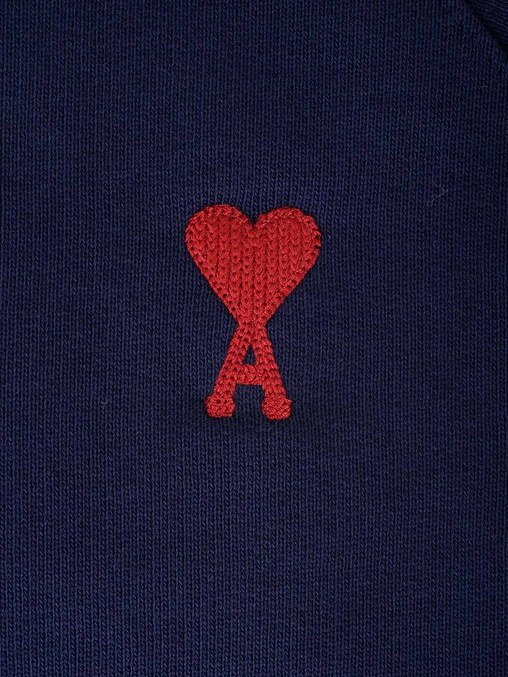 Ami Alexandre Mattiussi Ami Paris De Coeur Sweatshirt In Blue