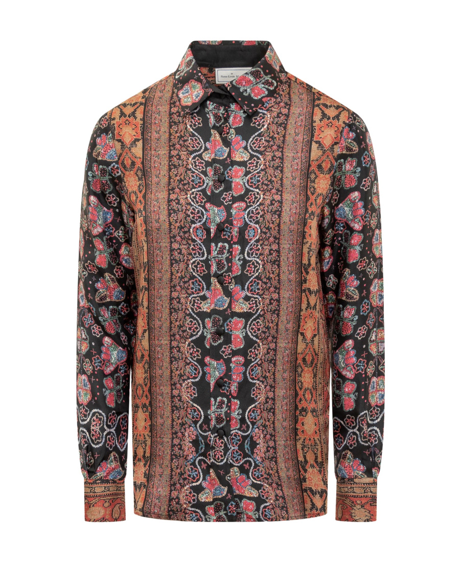 Pierre-louis Mascia Long-sleeved Shirt In Multicolor