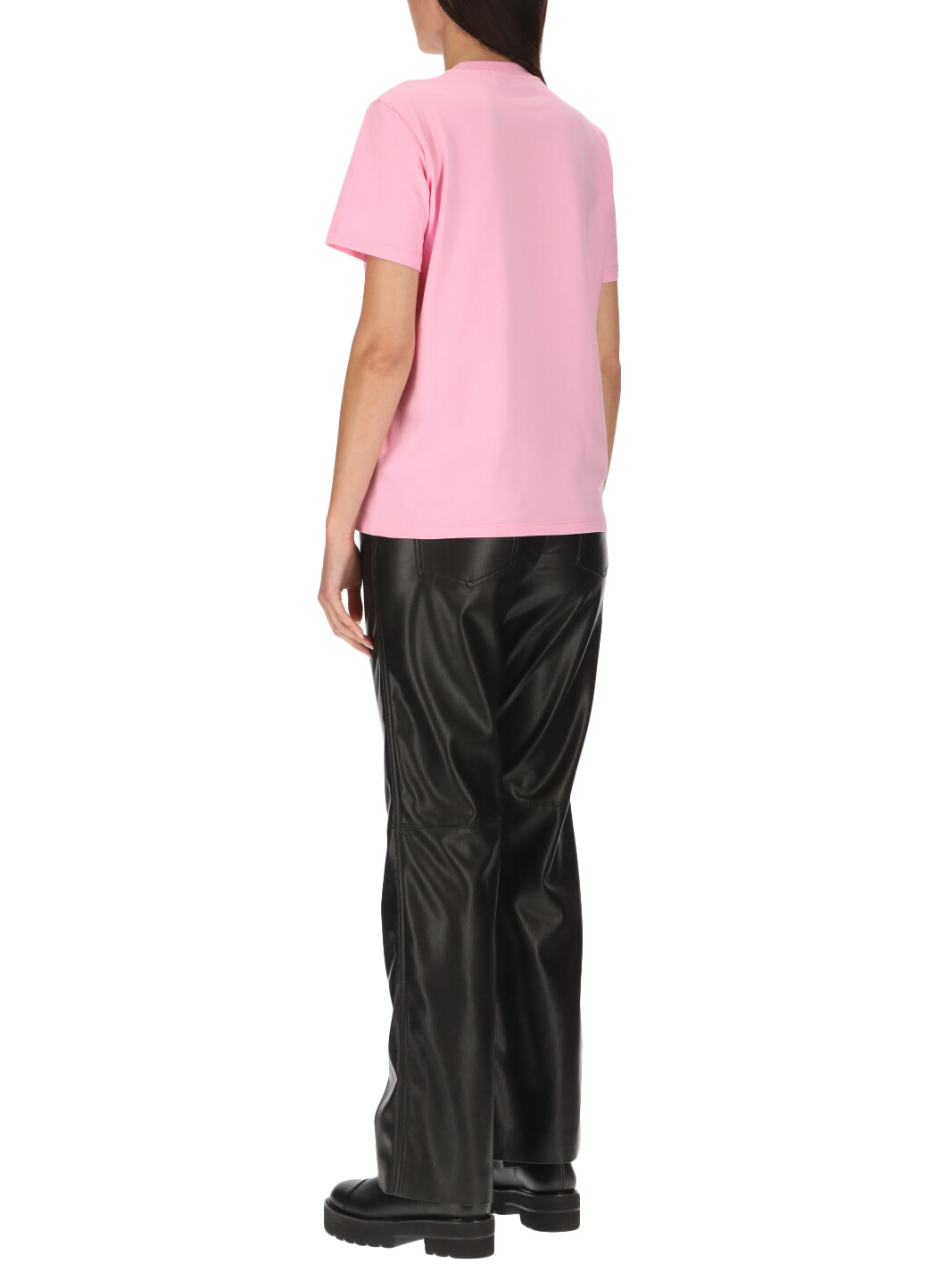 Msgm T-shirt Con Logo In Pink