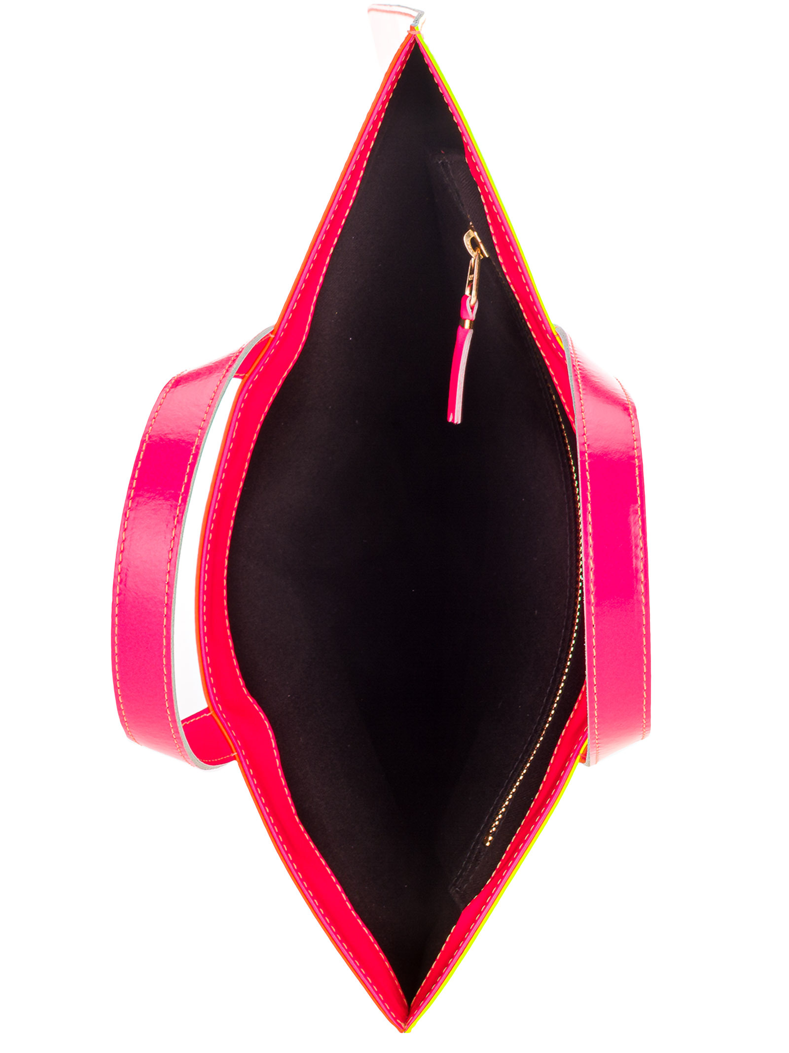 Comme Des Garçons Color Matching Handbag In Orange