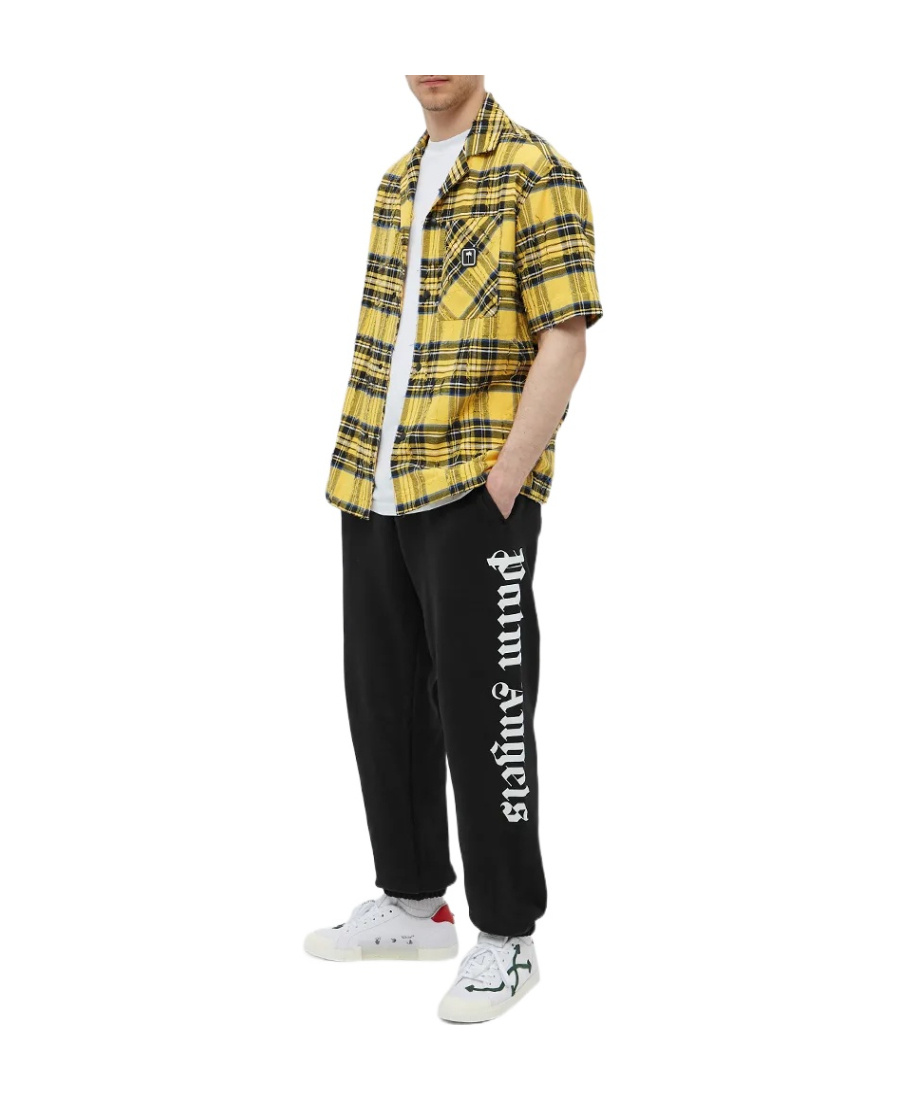Palm Angels Logo-print Drawstring Sweatpants In Black