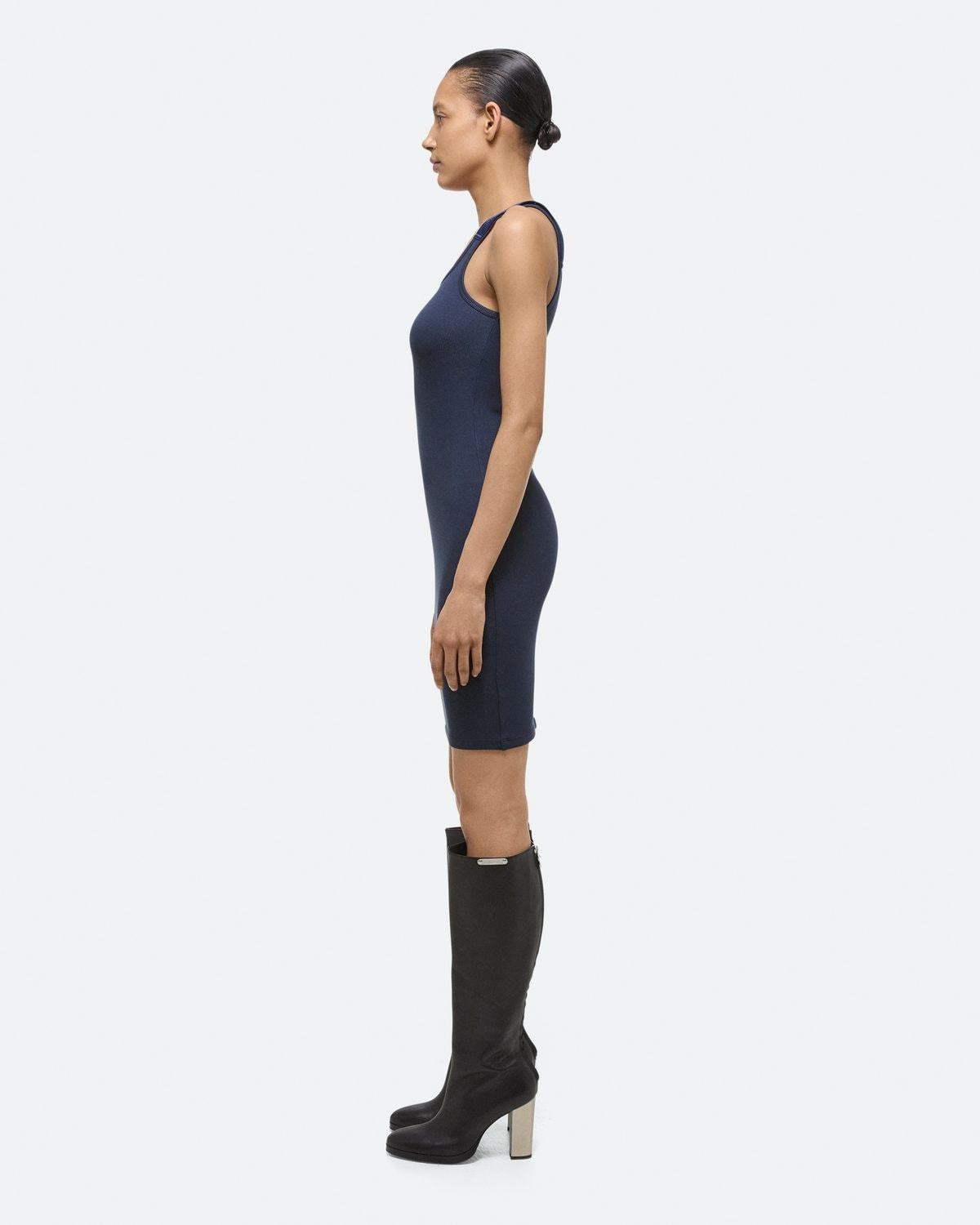 Helmut Lang Tank Dress In Blue