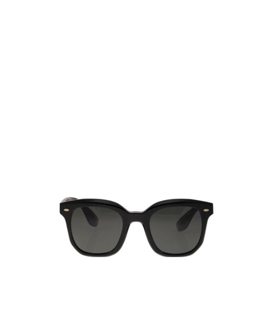 Brunello Cucinelli Logo Sunglasses In Black