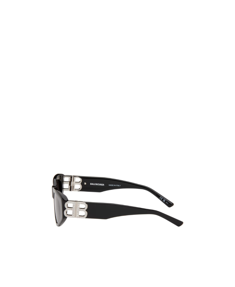 Balenciaga Eyewear Rectangular Frame Sunglasses In Black