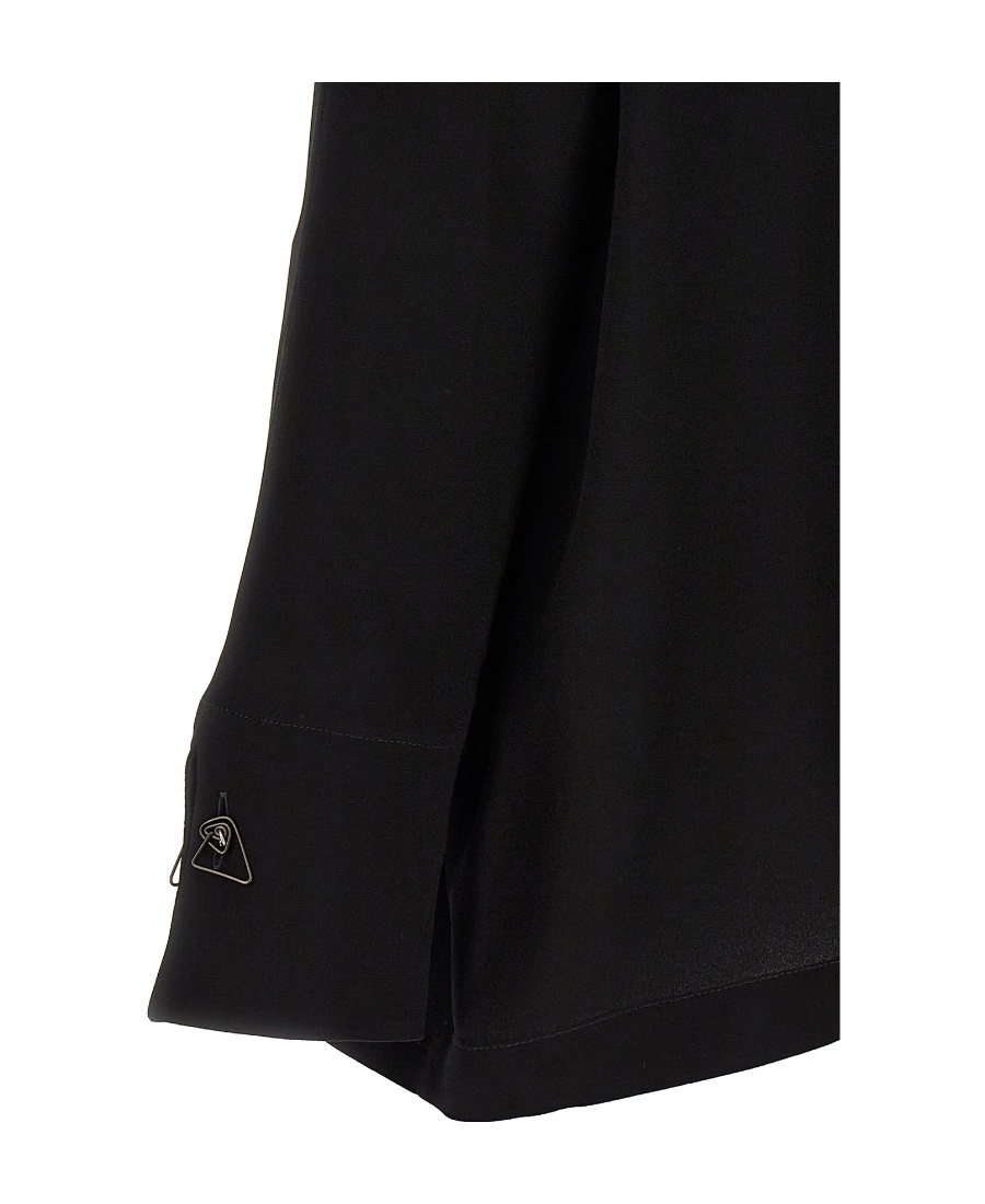 FABIANA FILIPPI FABIANA FILIPPI CUFFLINKS DETAILED CREWNECK BLOUSE
