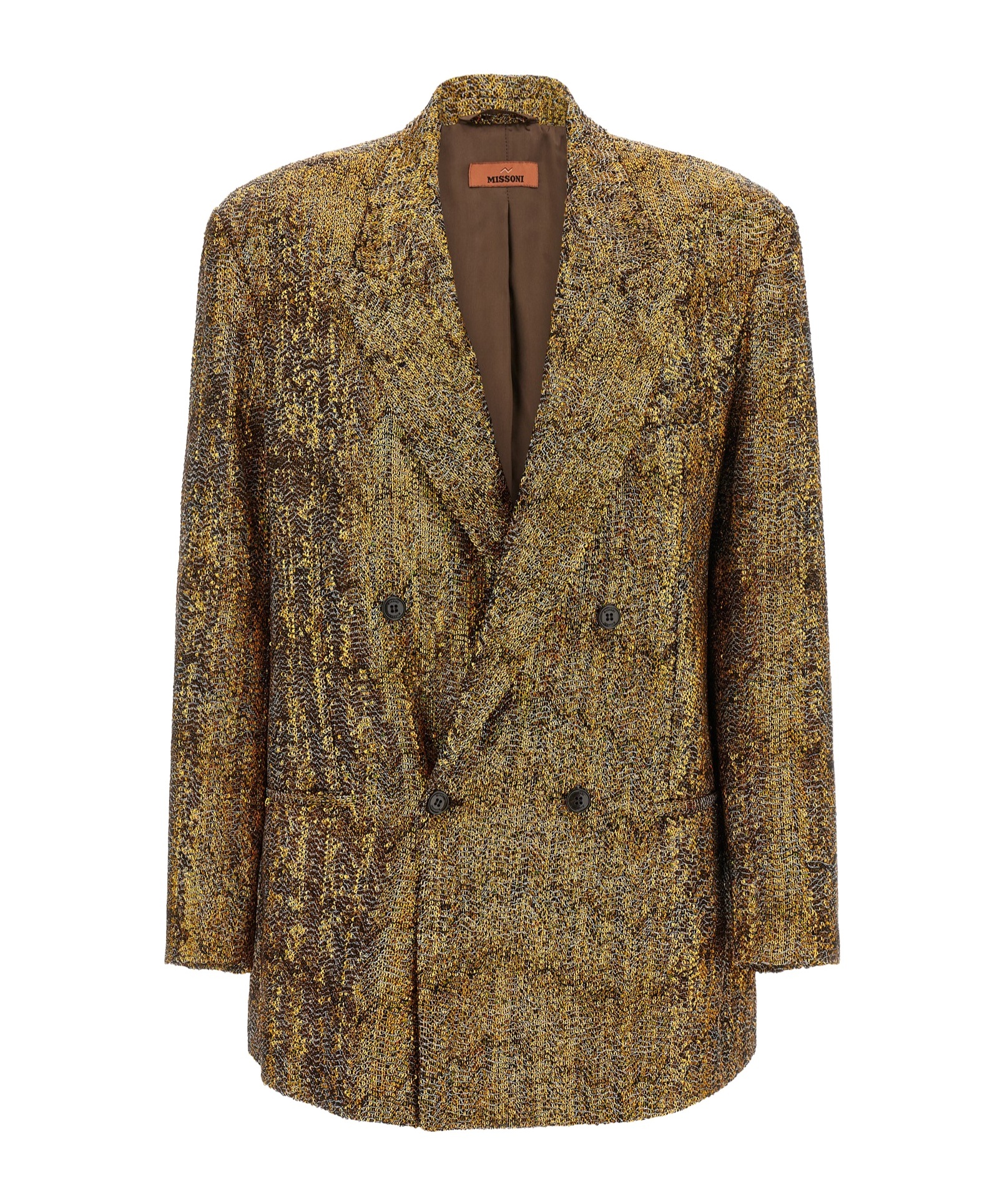 Missoni Sequin Blazer In Gold