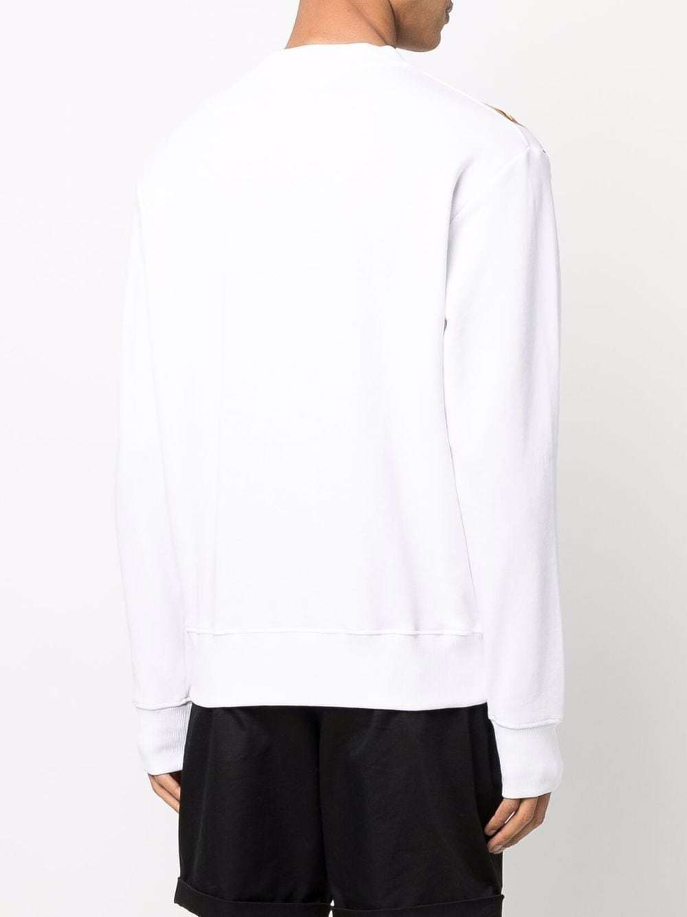 Versace Jeans Baroqe-print Long-sleeve Sweatshirt In Multicolor
