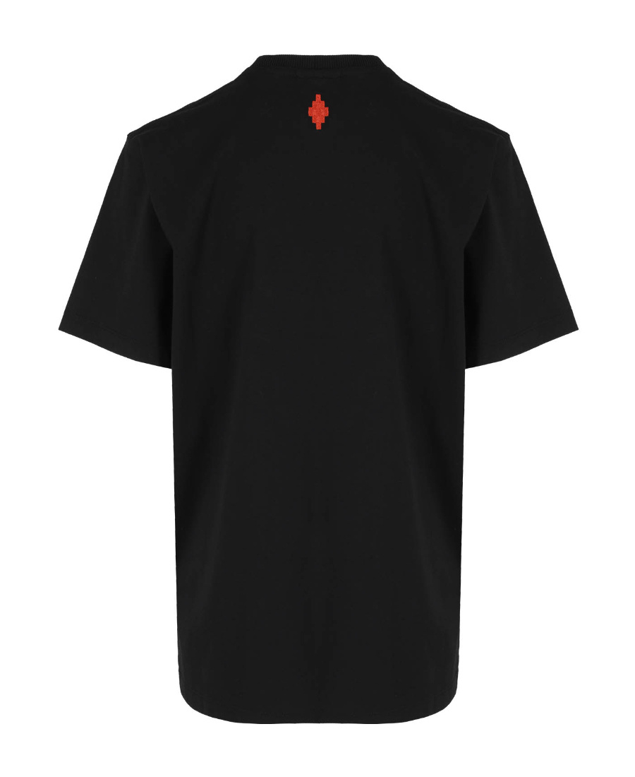 Marcelo Burlon County Of Milan Kids Graphic Printed Crewneck T-shirt In Black