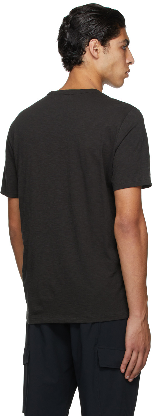 Theory T-shirt With Round Neck In Black