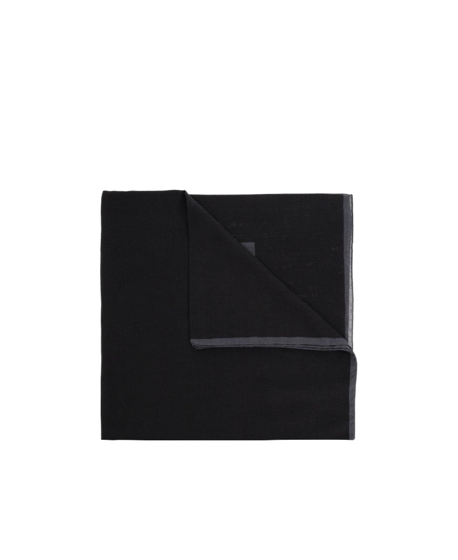 Givenchy Logo Scarf Men In Black