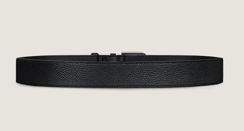 Givenchy Square Buckle Belt In Black