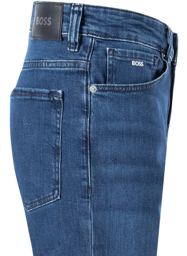 Hugo Boss Belt-loop Jeans In Blue