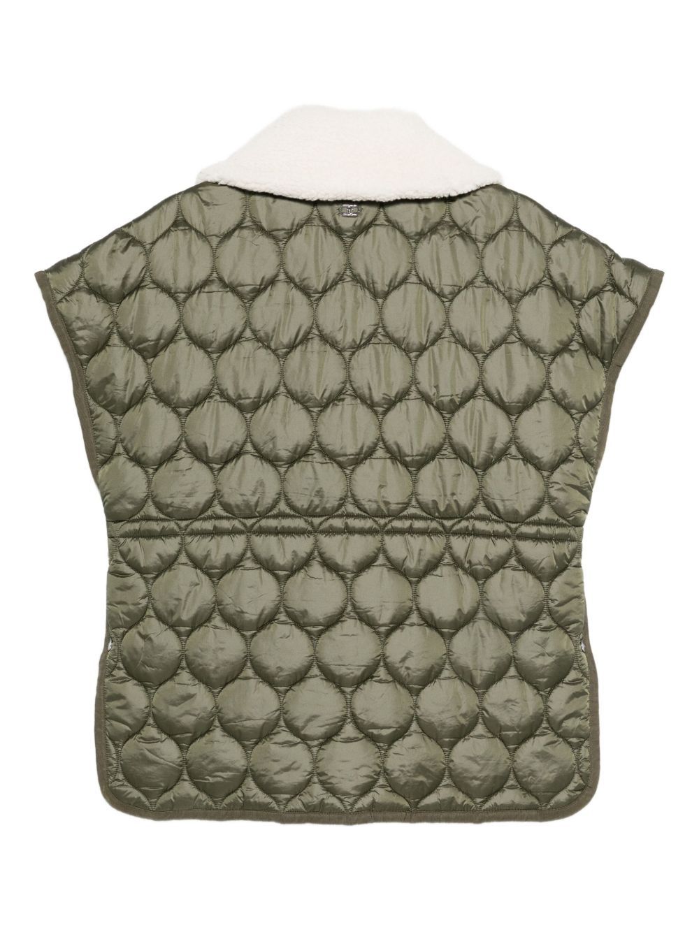 Liu •jo Sleeveless Casual Jacket In Green
