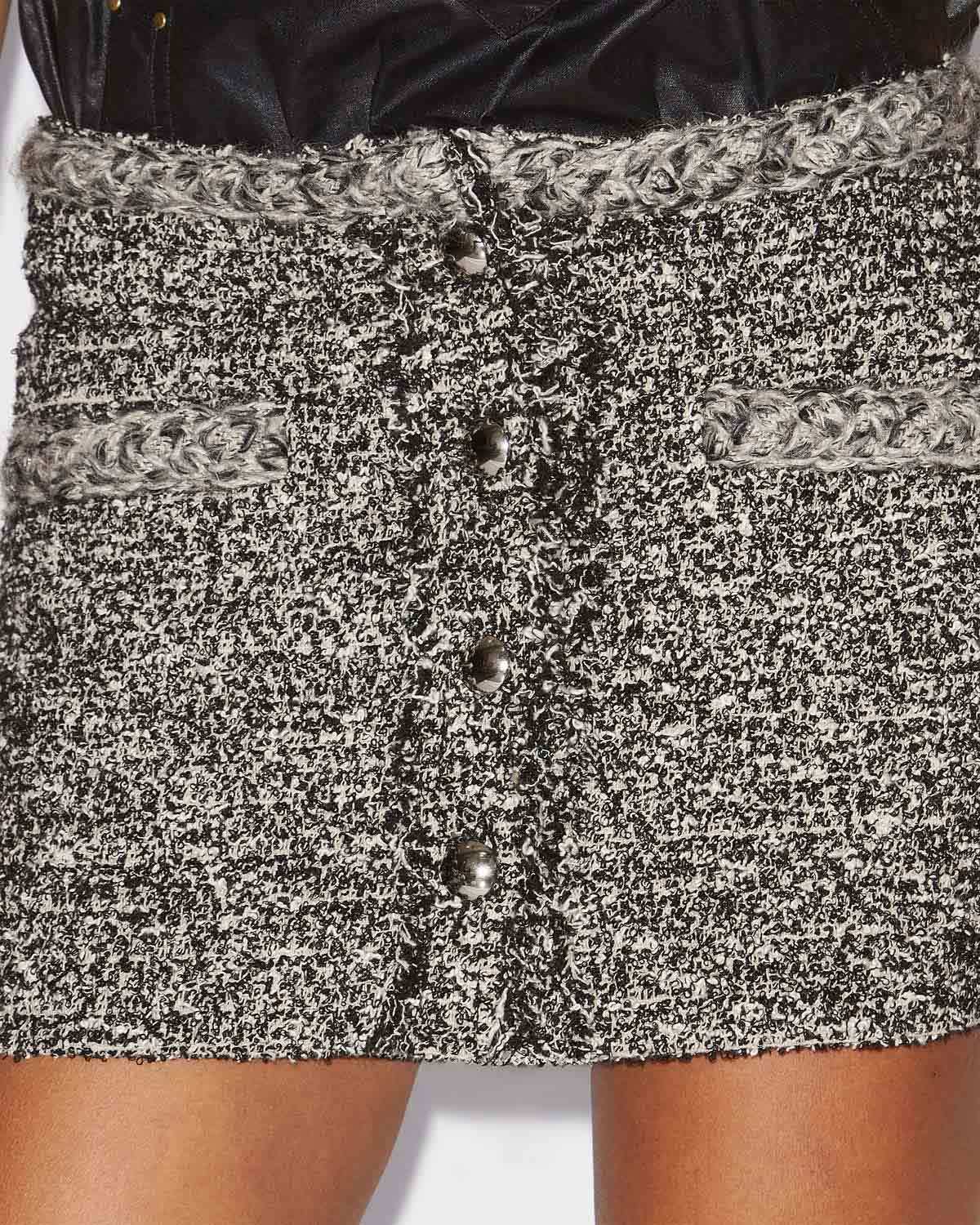 Shop Isabel Marant Gleny Skirt In Gray