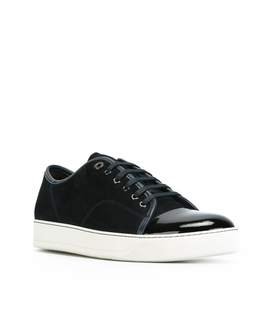 Lanvin Dbb1 Lace-up Sneakers In Black