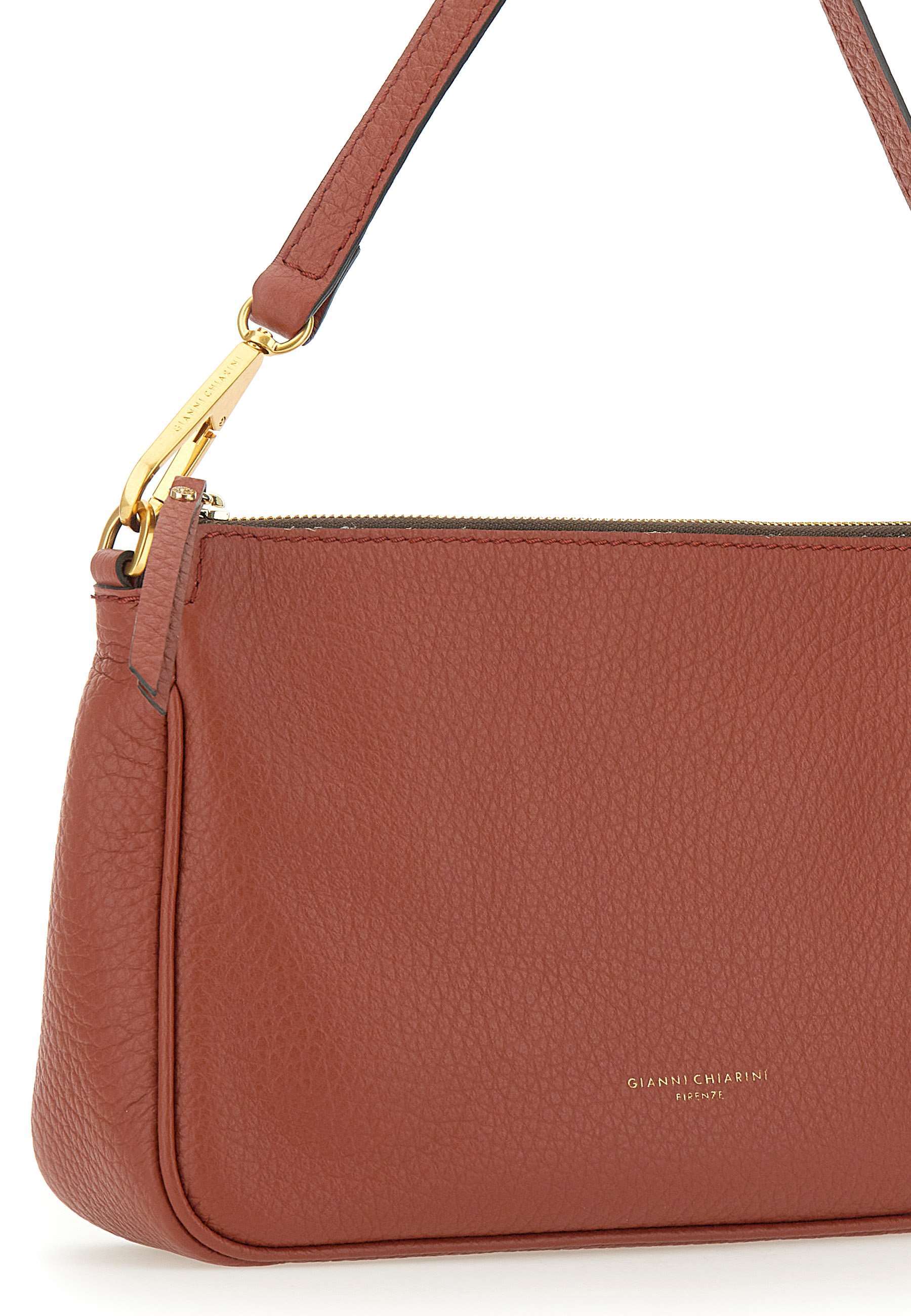 Gianni Chiarini Brooke Shoulder Bag In Brown