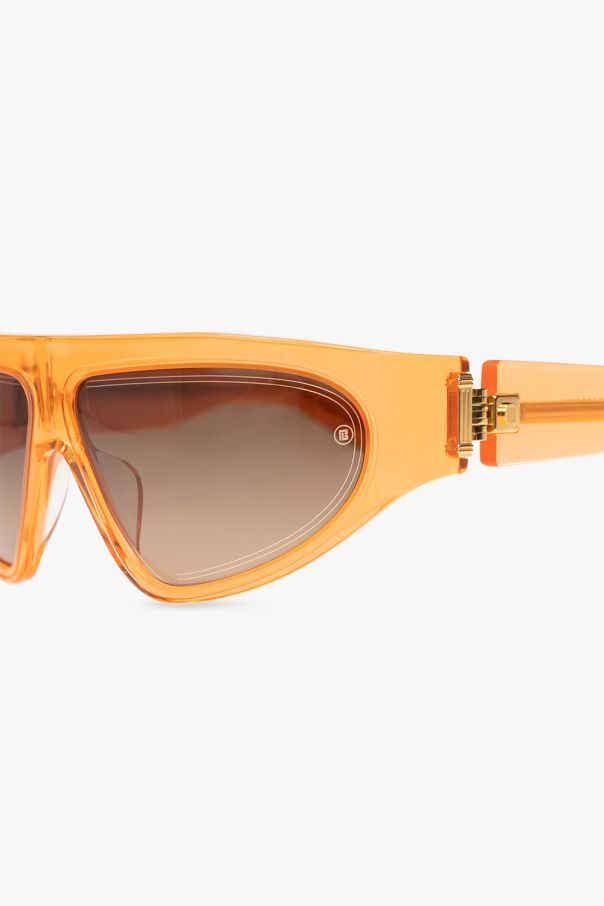 BALMAIN BALMAIN EYEWEAR B-ESCAPE GEOMETRIC FRAME SUNGLASSES