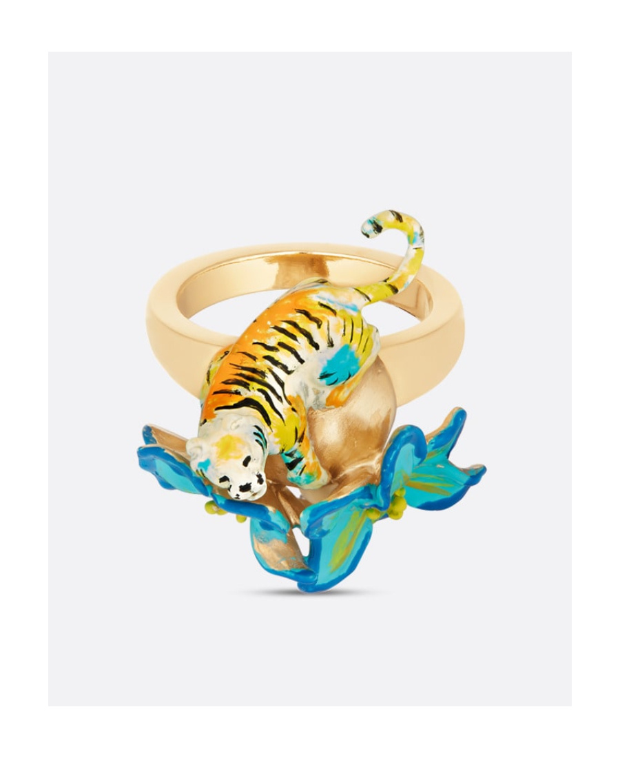 Shop Dior Toile De Jouy Voyage Ring In Green