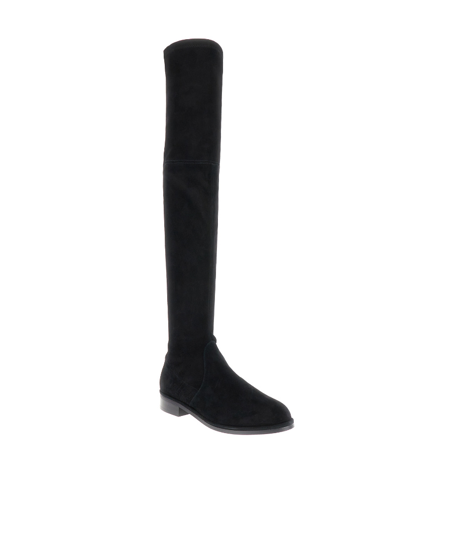 Stuart Weitzman Stivali Pelle Di Vitello Nero In Black