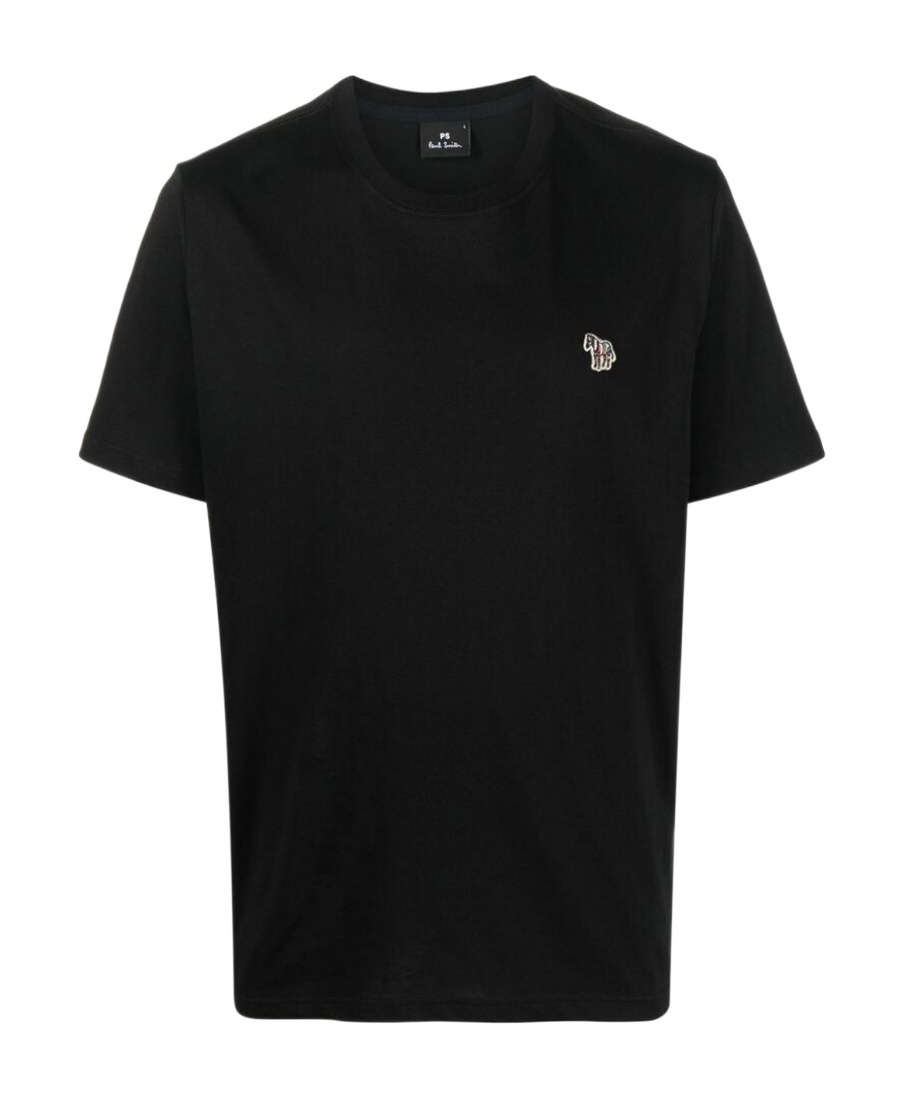 Shop Paul Smith Logo-print Short-sleeve T-shirt In Black