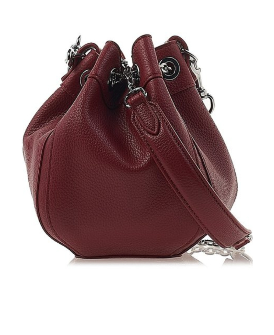Vivienne Westwood Chain Shoulder Bag In Brown