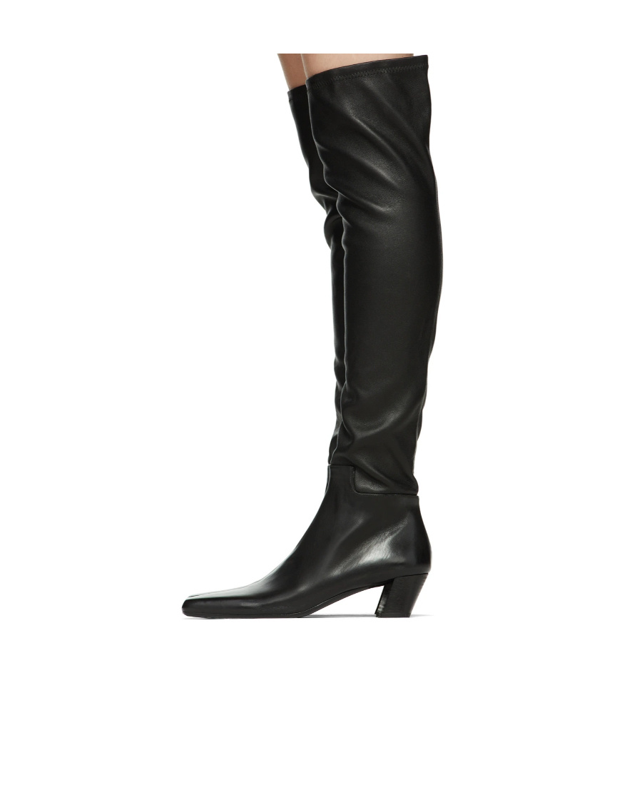Marsèll Black Logo Boots In Black