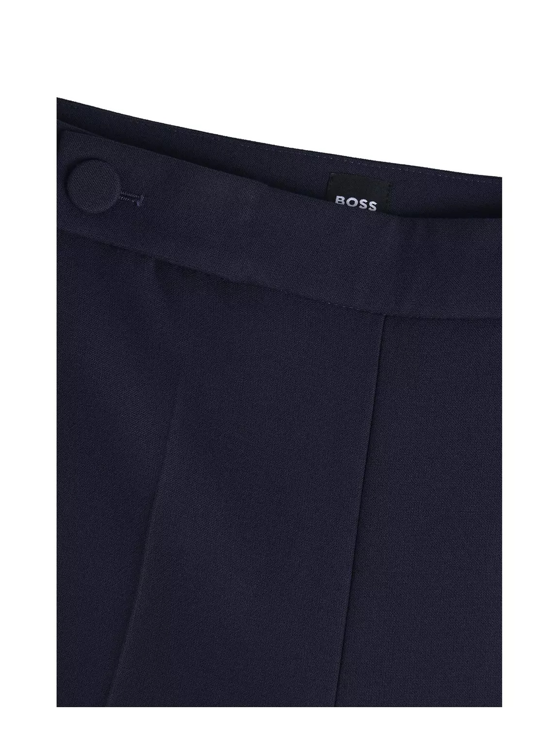 Hugo Boss Belt-loop Suit Pants In Black